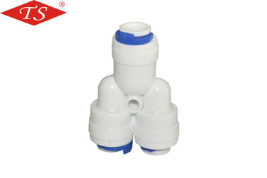 中国 1/4&quot;管水清浄器の付属品K702/K706のT継手Yの形の速いコネクター サプライヤー