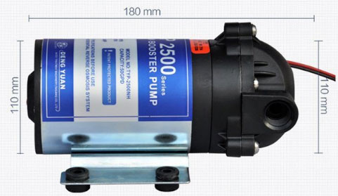 水清浄器のためのRO 24VDCの水圧ポンプ>0.55L/Min油圧ポンプの流れ