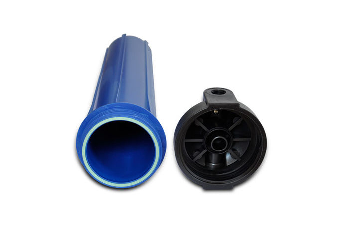 軽量の青いフィルター ハウジング、前のROのろ過のためのプラスチック浄水器ハウジング
